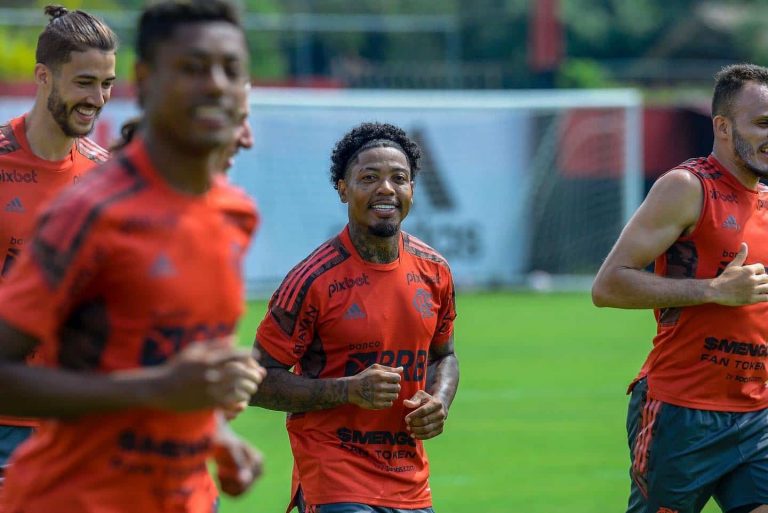 Treino do Flamengo. Foto: Marcelo Cortes/Flamengo