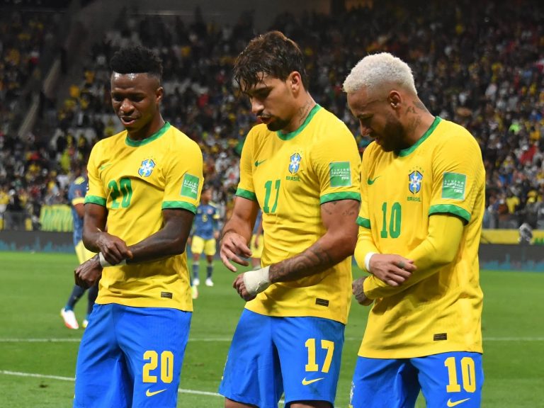 Jogo pode marcar a volta do trio Vini Jr, Paquetá e Neymar. Foto: Nelson Almeida