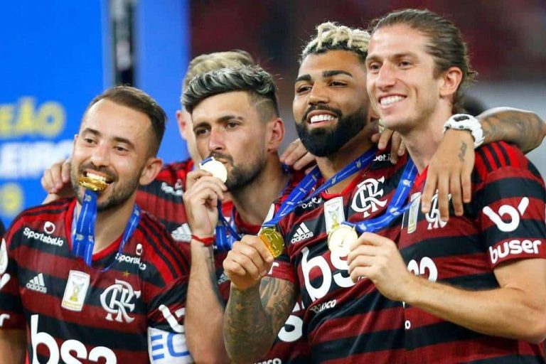 Gabigol e Filipe Luís podem deixar o Flamengo. Foto: Reprodução