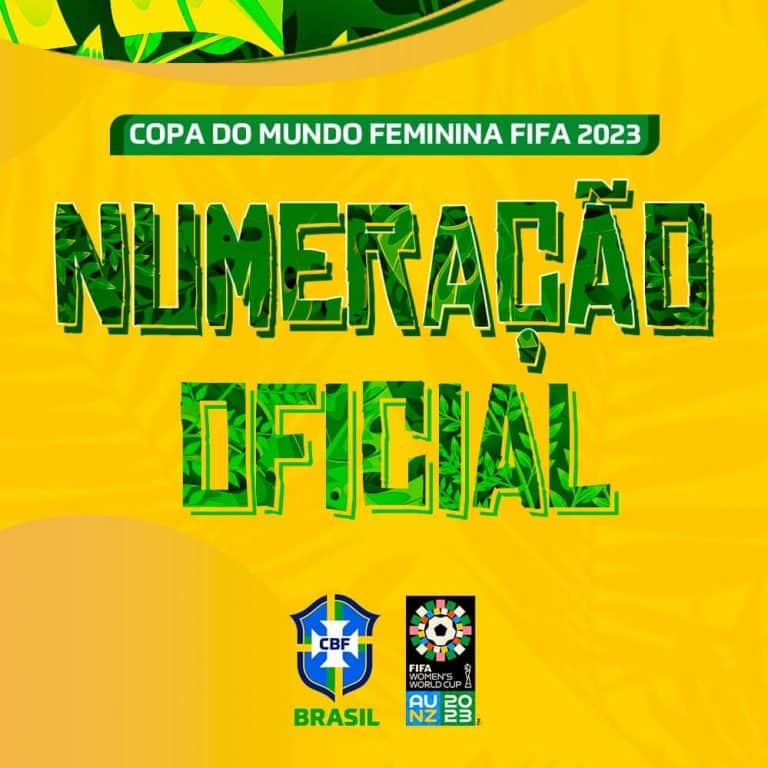 Numeração oficial da Seleção Feminina para a Copa do Mundo é confirmada