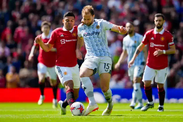 Manchester United x Wolverhampton na temporada passada