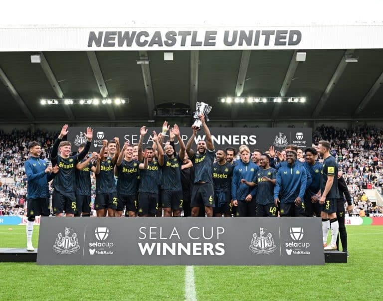 Newcastle vence Fiorentina e Villarreal soma 12 pontos e conquista o Sela Cup