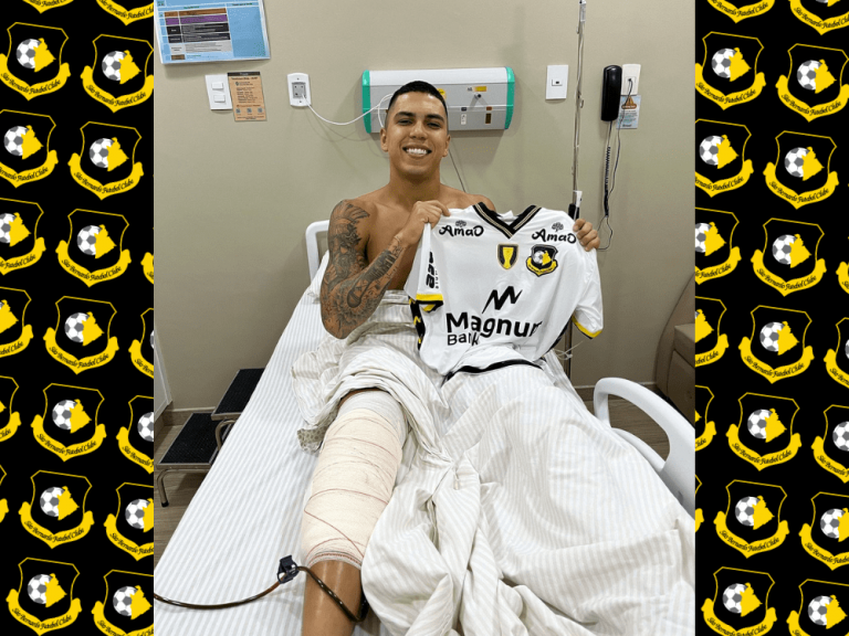 Pedro Carrerette passou por cirurgia no joelho nesta segunda-feira
