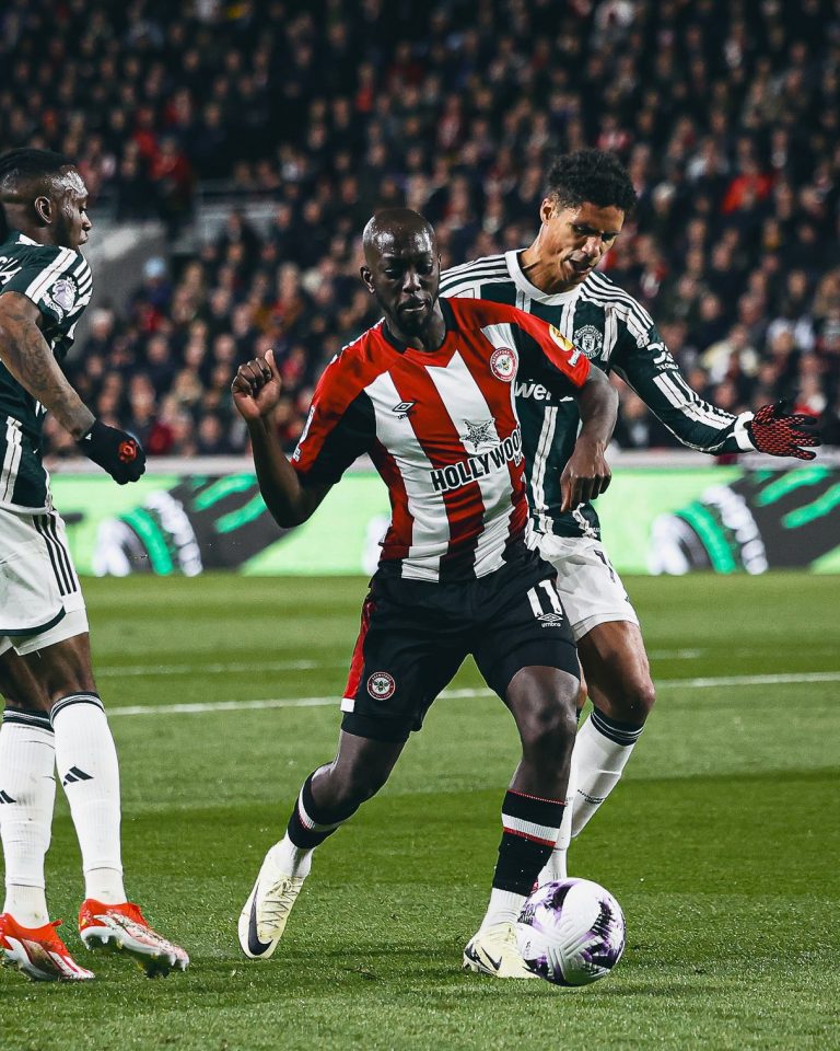 Brentford x Manchester United