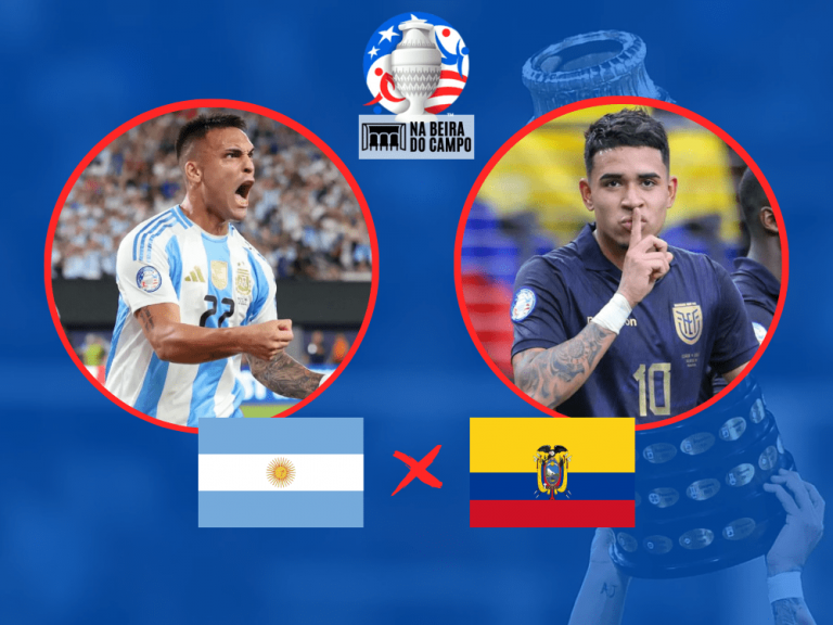 Argentina x Equador nas quartas de final da Copa América 2024