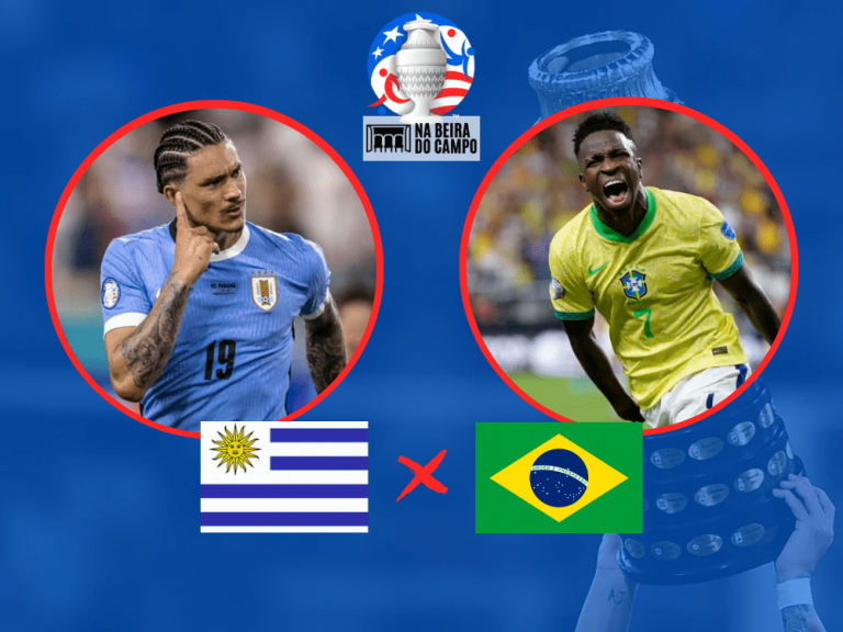 Uruguai x Brasil nas quartas de final da Copa América 2024