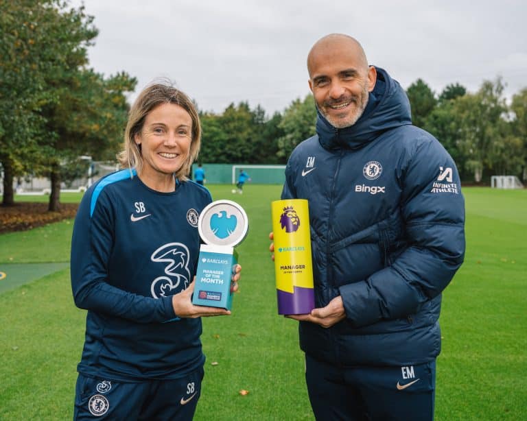 Treinadores do Chelsea conquistam prêmios no mês de setembro