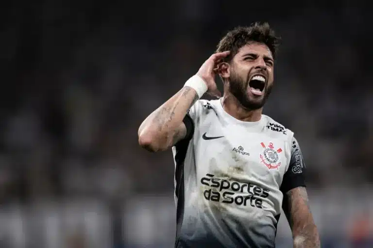 Corinthians estreia na Sul-Americana contra o Huracán, da Argentina. Foto: Marco Galvao/Press Photo/Getty Images