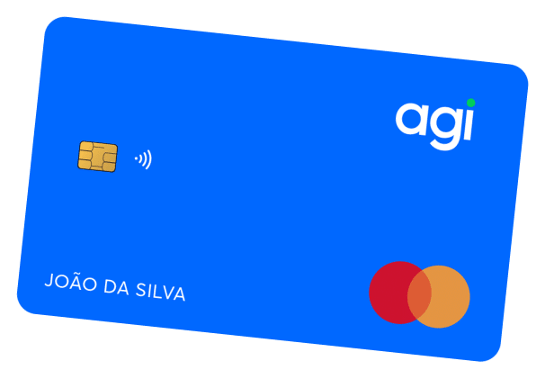 Cartão Agi Mastercard internacional